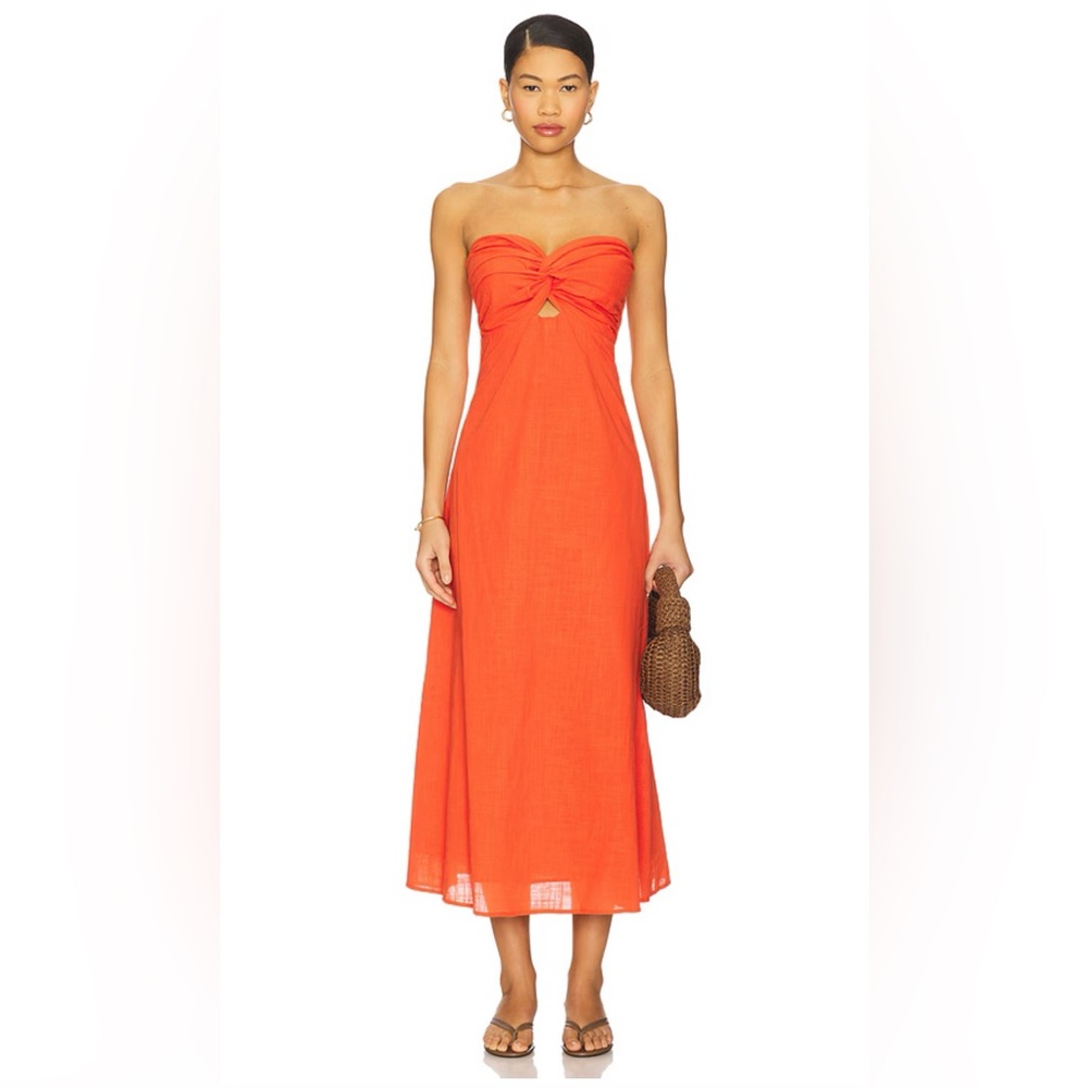 x REVOLVE Lilly Dress in Orange SNDYS